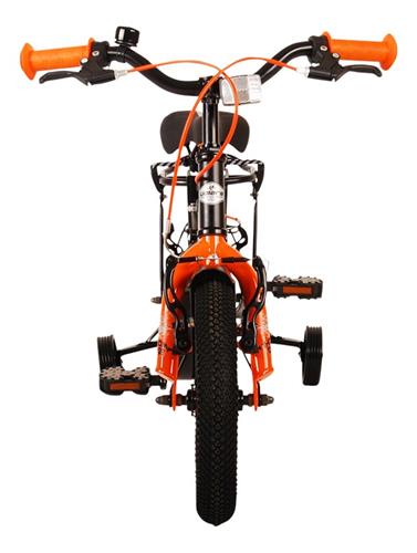Volare Thombike Kinderfiets - Jongens - 12 inch - Zwart Oranje - Twee Handremmen