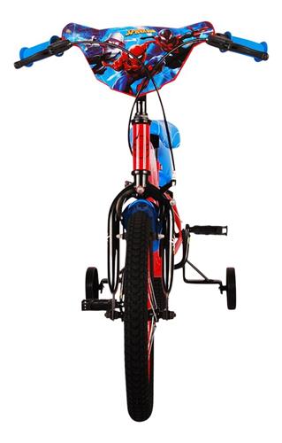 Ultimate Spider-Man Kinderfiets - Jongens - 16 inch - Blauw/Rood - Twee handremmen