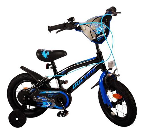 Volare Super GT Kinderfiets - Jongens - 12 inch - Blauw - Twee handremmen