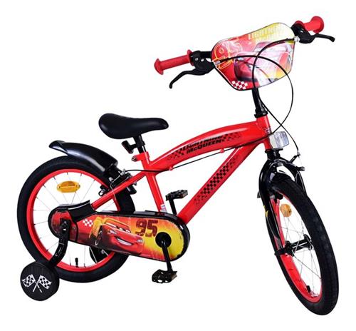 Disney Cars Kinderfiets - Jongens - 16 inch - Rood - Twee handremmen
