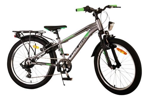 Volare Cross Kinderfiets - Jongens - 20 inch - Grijs - 6 versnellingen