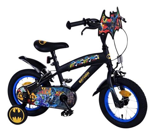 Batman Kinderfiets - Jongens - 12 inch - Zwart - Twee handremmen