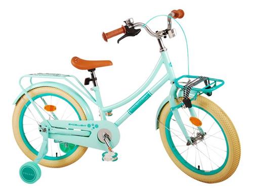 Volare Excellent Kinderfiets - Meisjes - 18 inch - Groen - 95% afgemonteerd
