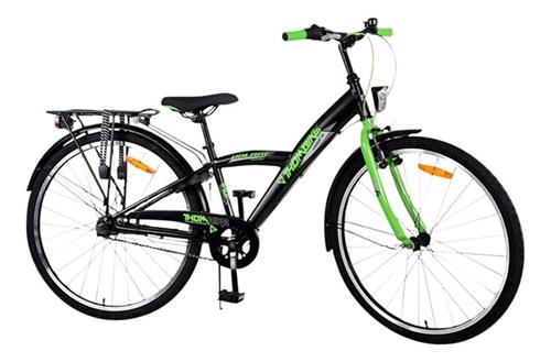 Volare Thombike Kinderfiets - Jongens - 26 inch - Zwart Groen - 3 versnellingen