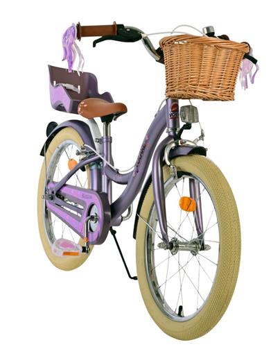 Volare Blossom Kinderfiets - Meisjes - 18 inch - Paars - Twee Handremmen