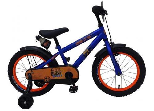 NERF Kinderfiets - Jongens - 16 inch - Satijn Blauw