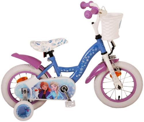 Disney Frozen 2 Kinderfiets - Meisjes - 12 inch - Blauw/Paars