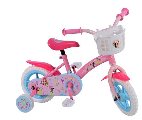 Disney Princess Kinderfiets - Meisjes - 10 inch - Roze - Doortrapper