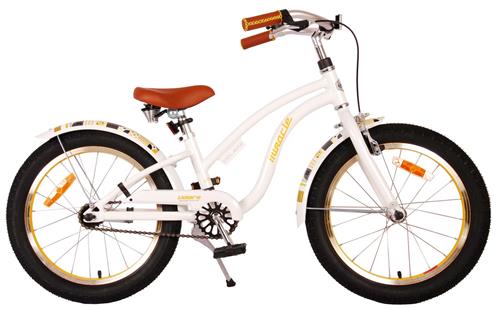 Volare Miracle Cruiser Kinderfiets - Meisjes - 18 inch - Wit - Prime Collection