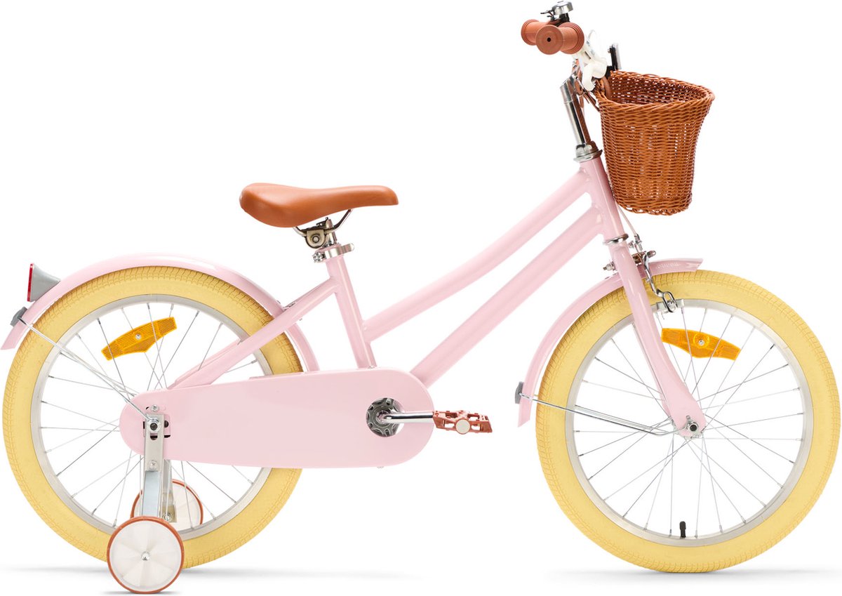 Volare Black Cruiser kinderfiets - 16 inch - zwart